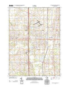 Pleasant Prairie Wisconsin Historical topographic map, 1:24000 scale, 7.5 X 7.5 Minute, Year 2013