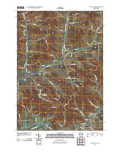 Pleasantville Wisconsin Historical topographic map, 1:24000 scale, 7.5 X 7.5 Minute, Year 2010