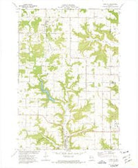 Plum City Wisconsin Historical topographic map, 1:24000 scale, 7.5 X 7.5 Minute, Year 1972