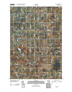 Poland Wisconsin Historical topographic map, 1:24000 scale, 7.5 X 7.5 Minute, Year 2010
