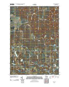 Polar Wisconsin Historical topographic map, 1:24000 scale, 7.5 X 7.5 Minute, Year 2010