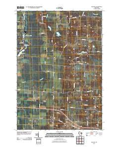 Polonia Wisconsin Historical topographic map, 1:24000 scale, 7.5 X 7.5 Minute, Year 2010