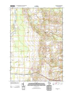 Polonia Wisconsin Historical topographic map, 1:24000 scale, 7.5 X 7.5 Minute, Year 2013