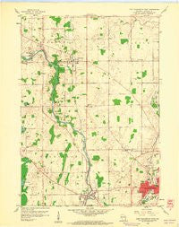 Port Washington West Wisconsin Historical topographic map, 1:24000 scale, 7.5 X 7.5 Minute, Year 1959