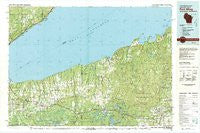 Port Wing Wisconsin Historical topographic map, 1:100000 scale, 30 X 60 Minute, Year 1980