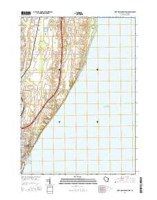 Port Washington East Wisconsin Current topographic map, 1:24000 scale, 7.5 X 7.5 Minute, Year 2016