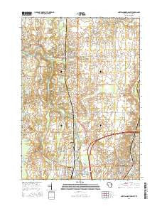 Port Washington West Wisconsin Current topographic map, 1:24000 scale, 7.5 X 7.5 Minute, Year 2016