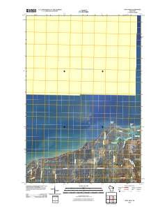 Port Wing Wisconsin Historical topographic map, 1:24000 scale, 7.5 X 7.5 Minute, Year 2010
