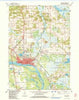 Portage Wisconsin Historical topographic map, 1:24000 scale, 7.5 X 7.5 Minute, Year 1984