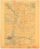 Portage Wisconsin Historical topographic map, 1:62500 scale, 15 X 15 Minute, Year 1902