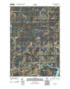 Porterfield Wisconsin Historical topographic map, 1:24000 scale, 7.5 X 7.5 Minute, Year 2010