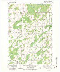 Porterfield SW Wisconsin Historical topographic map, 1:24000 scale, 7.5 X 7.5 Minute, Year 1982