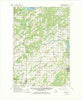 Porterfield Wisconsin Historical topographic map, 1:62500 scale, 15 X 15 Minute, Year 1963