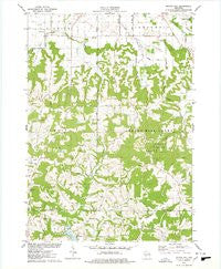 Potato Hill Wisconsin Historical topographic map, 1:24000 scale, 7.5 X 7.5 Minute, Year 1975