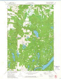 Potato Lake Wisconsin Historical topographic map, 1:24000 scale, 7.5 X 7.5 Minute, Year 1971