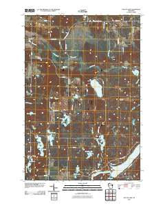 Potato Lake Wisconsin Historical topographic map, 1:24000 scale, 7.5 X 7.5 Minute, Year 2010