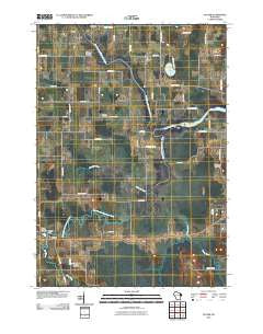 Potter Wisconsin Historical topographic map, 1:24000 scale, 7.5 X 7.5 Minute, Year 2010