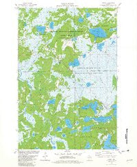 Powell Wisconsin Historical topographic map, 1:24000 scale, 7.5 X 7.5 Minute, Year 1981