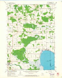 Poy Sippi Wisconsin Historical topographic map, 1:24000 scale, 7.5 X 7.5 Minute, Year 1961