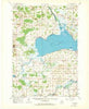 Poy Sippi Wisconsin Historical topographic map, 1:62500 scale, 15 X 15 Minute, Year 1961