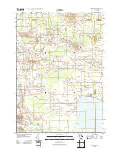 Poy Sippi Wisconsin Historical topographic map, 1:24000 scale, 7.5 X 7.5 Minute, Year 2013