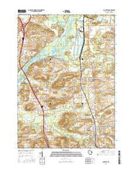 Poynette Wisconsin Current topographic map, 1:24000 scale, 7.5 X 7.5 Minute, Year 2016