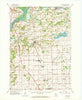 Poynette Wisconsin Historical topographic map, 1:62500 scale, 15 X 15 Minute, Year 1962