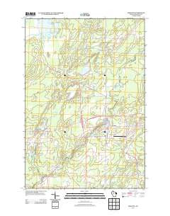 Prentice Wisconsin Historical topographic map, 1:24000 scale, 7.5 X 7.5 Minute, Year 2013