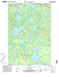 Presque Isle Wisconsin Historical topographic map, 1:24000 scale, 7.5 X 7.5 Minute, Year 1999