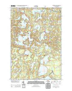 Presque Isle Wisconsin Historical topographic map, 1:24000 scale, 7.5 X 7.5 Minute, Year 2013