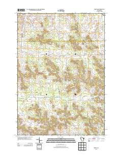 Price Wisconsin Historical topographic map, 1:24000 scale, 7.5 X 7.5 Minute, Year 2013