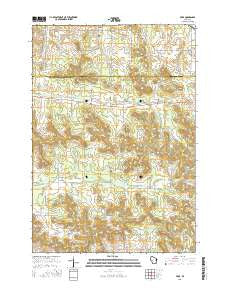 Price Wisconsin Current topographic map, 1:24000 scale, 7.5 X 7.5 Minute, Year 2015