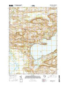 Princeton East Wisconsin Current topographic map, 1:24000 scale, 7.5 X 7.5 Minute, Year 2016