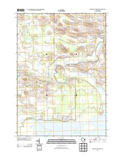 Princeton West Wisconsin Historical topographic map, 1:24000 scale, 7.5 X 7.5 Minute, Year 2013