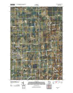 Pulaski Wisconsin Historical topographic map, 1:24000 scale, 7.5 X 7.5 Minute, Year 2010