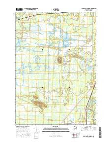 Quail Point Flowage Wisconsin Current topographic map, 1:24000 scale, 7.5 X 7.5 Minute, Year 2015