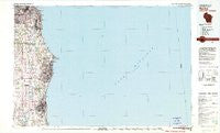 Racine Wisconsin Historical topographic map, 1:100000 scale, 30 X 60 Minute, Year 1980