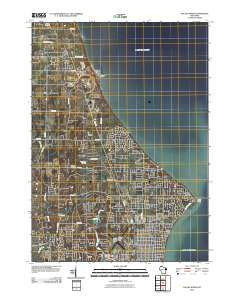 Racine North Wisconsin Historical topographic map, 1:24000 scale, 7.5 X 7.5 Minute, Year 2010