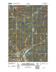Radisson Wisconsin Historical topographic map, 1:24000 scale, 7.5 X 7.5 Minute, Year 2010