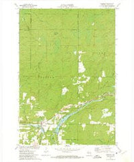 Radisson Wisconsin Historical topographic map, 1:24000 scale, 7.5 X 7.5 Minute, Year 1972