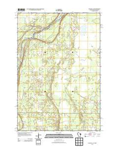Randall Wisconsin Historical topographic map, 1:24000 scale, 7.5 X 7.5 Minute, Year 2013