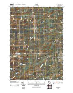 Randolph Wisconsin Historical topographic map, 1:24000 scale, 7.5 X 7.5 Minute, Year 2010