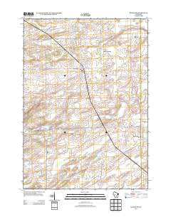 Randolph Wisconsin Historical topographic map, 1:24000 scale, 7.5 X 7.5 Minute, Year 2013