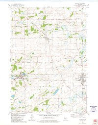 Randolph Wisconsin Historical topographic map, 1:24000 scale, 7.5 X 7.5 Minute, Year 1980
