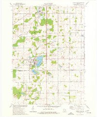 Random Lake Wisconsin Historical topographic map, 1:24000 scale, 7.5 X 7.5 Minute, Year 1974