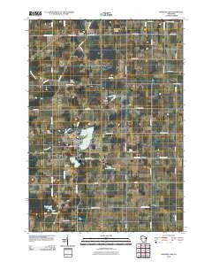 Random Lake Wisconsin Historical topographic map, 1:24000 scale, 7.5 X 7.5 Minute, Year 2010