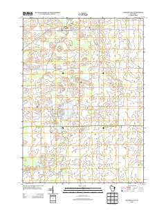 Random Lake Wisconsin Historical topographic map, 1:24000 scale, 7.5 X 7.5 Minute, Year 2013