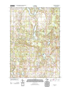 Range Wisconsin Historical topographic map, 1:24000 scale, 7.5 X 7.5 Minute, Year 2013
