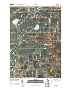 Readfield Wisconsin Historical topographic map, 1:24000 scale, 7.5 X 7.5 Minute, Year 2010