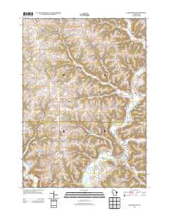 Readstown Wisconsin Historical topographic map, 1:24000 scale, 7.5 X 7.5 Minute, Year 2013